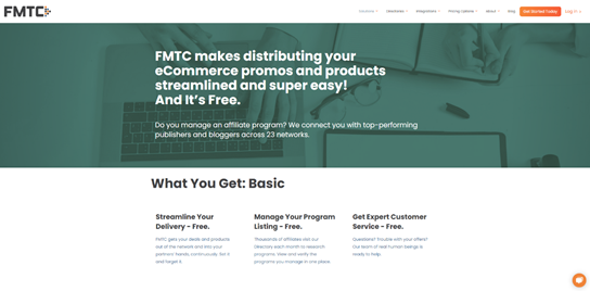 FMTC page for advertisers and merchants